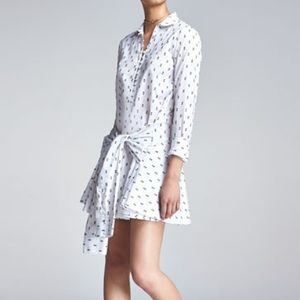 Derek Lam 10 Crosby - tie waist shirt dress